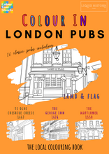 Load image into Gallery viewer, COLOUR IN LONDON PUBS - Colouring Book