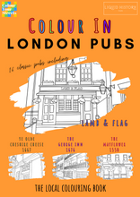 Load image into Gallery viewer, COLOUR IN LONDON PUBS - Colouring Book
